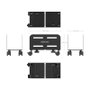 Aisens Soporte Metálico Ajustable para CPU Negro MPC06-207